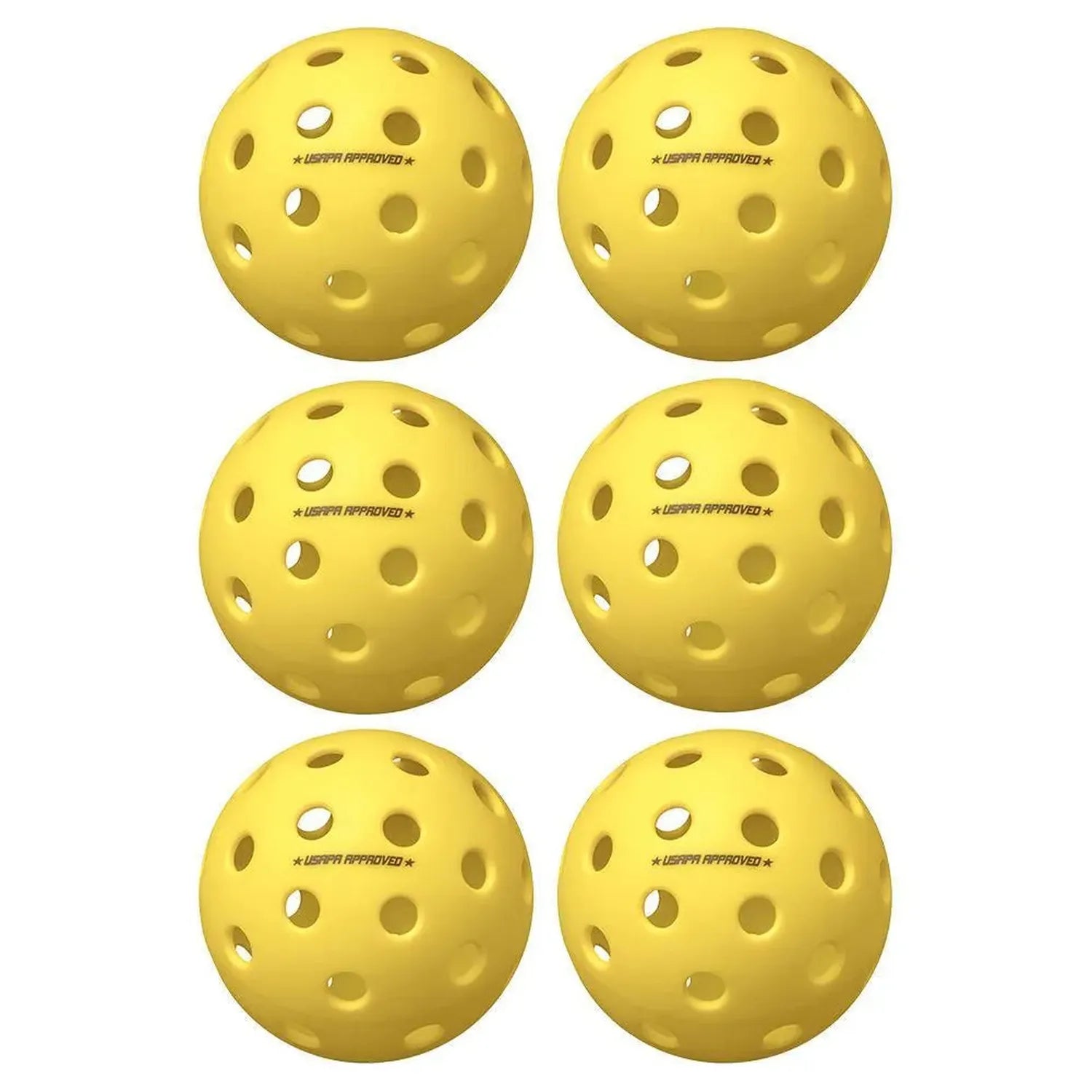 Fuse G2 Outdoor Pickleballs Yellow 6-Pack-Balls-Onix-95196-DEFAULT-L-Tennis Express