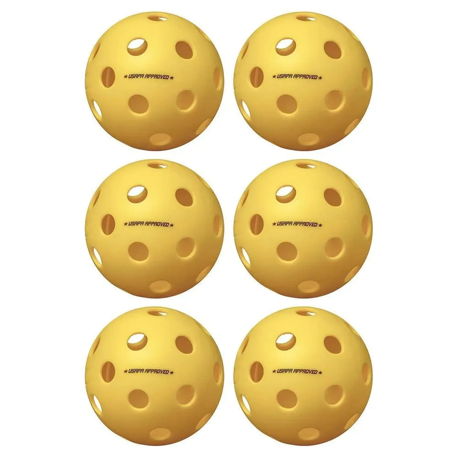 Fuse Indoor Pickleballs Yellow 6-Pack-Balls-Onix-95198-DEFAULT-L-Tennis Express