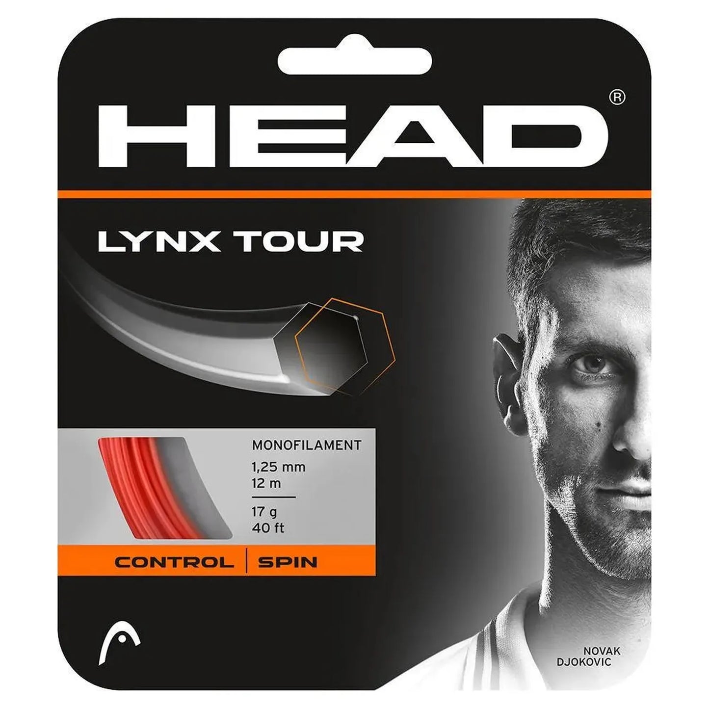 Lynx Tour Tennis String Orange-Strings-Head-95417-DEFAULT-L-Tennis Express