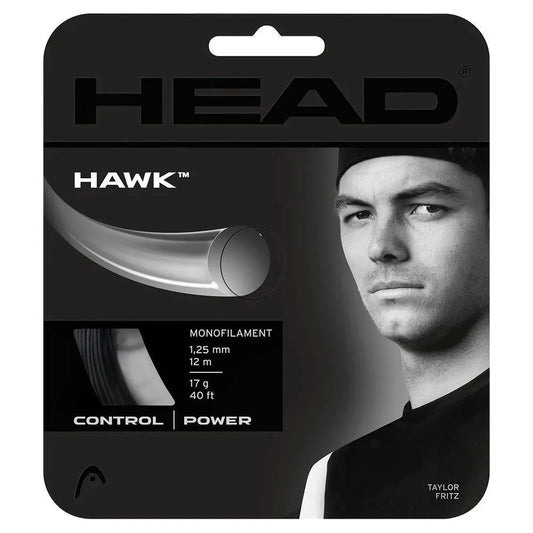 Hawk 17G Tennis String Black-Strings-Head-95419-DEFAULT-L-Tennis Express