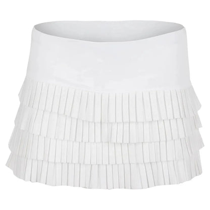 Women's Mon Amie Tennis Skort-Apparel-Lucky In Love-95645-110_WHITE-L-Tennis Express