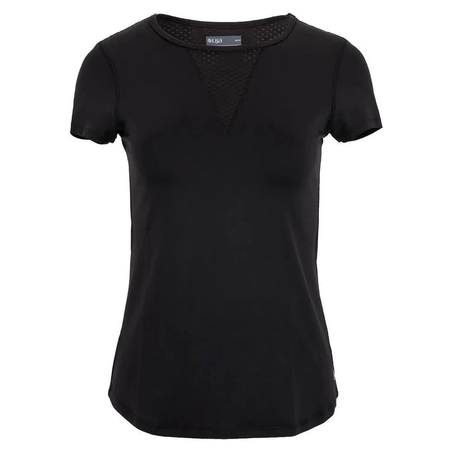 Women's Deep V Tennis Top-Apparel-Lija-96603-BLACK-L-Tennis Express