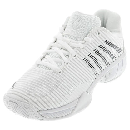Women's Hypercourt Express 2 Tennis Shoes White and Black-Footwear-K-Swiss-96613-102U20-x-Tennis Express