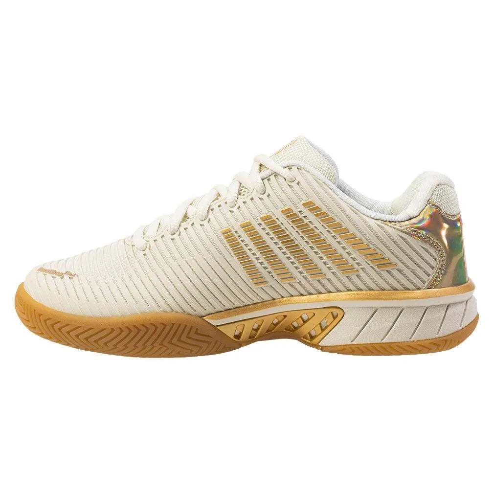 Women's HyperCourt Express 2 X Lucky N Love Tennis Shoes Bone and Gold