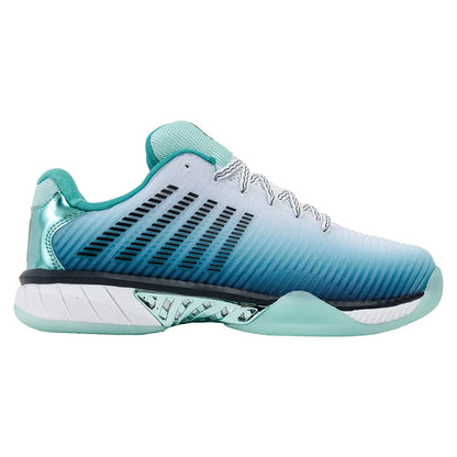 Women's Lucky in Love Hypercourt Express 2 Tennis Shoes Capri and White