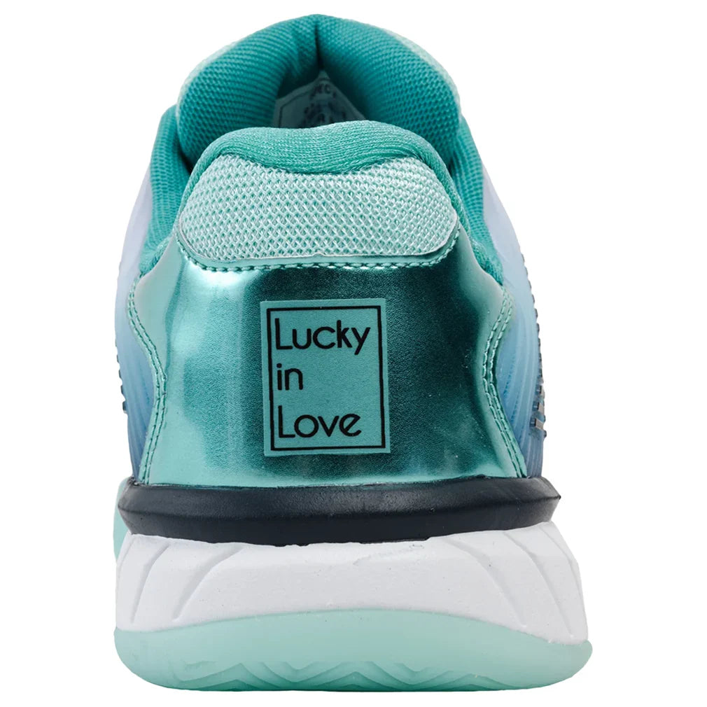 Women's Lucky in Love Hypercourt Express 2 Tennis Shoes Capri and White