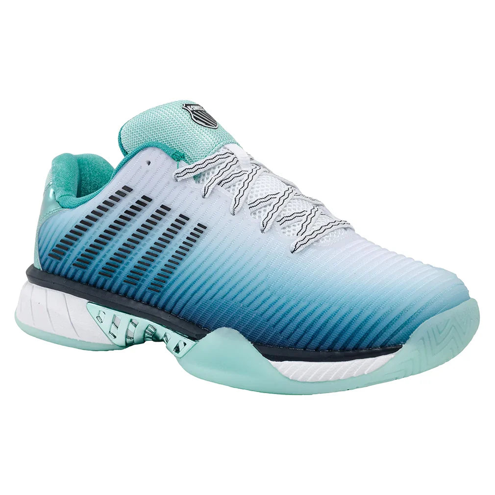 Women's Lucky in Love Hypercourt Express 2 Tennis Shoes Capri and White