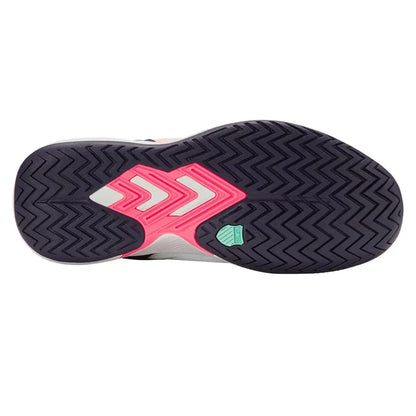 Women's Ultrashot Team Tennis Shoes Purple Plumeria and White