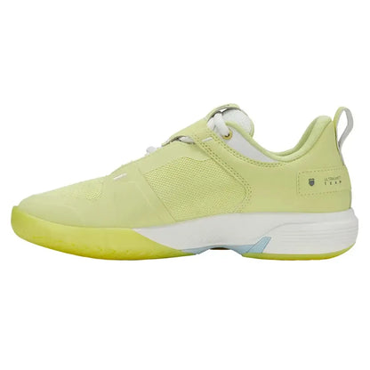 Women's Ultrashot Team Tennis Shoes Luminary Green and Blanc de Blanc