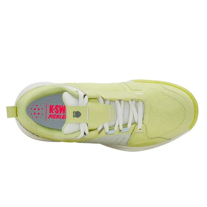 Women's Ultrashot Team Tennis Shoes Luminary Green and Blanc de Blanc