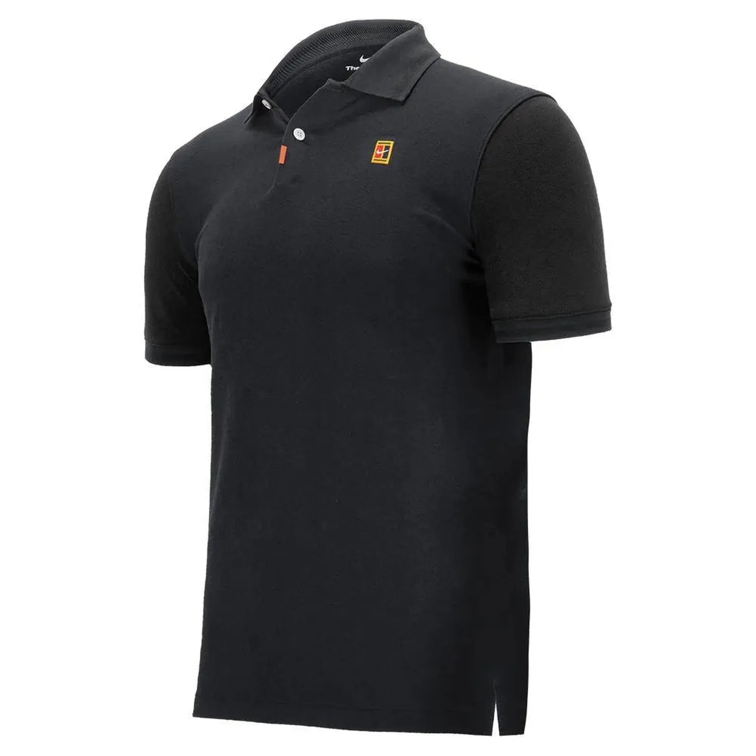 Men's Dri-FIT Heritage Slim Fit Tennis Polo-Apparel-Nike-97619-010_BLACK-L-Tennis Express
