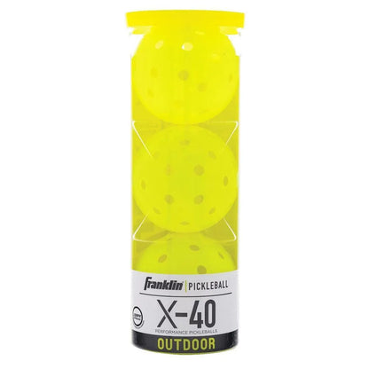 X-40 Outdoor Pickleballs 3 Pack Optic-Balls-Franklin Sports-97814-DEFAULT-L-Tennis Express