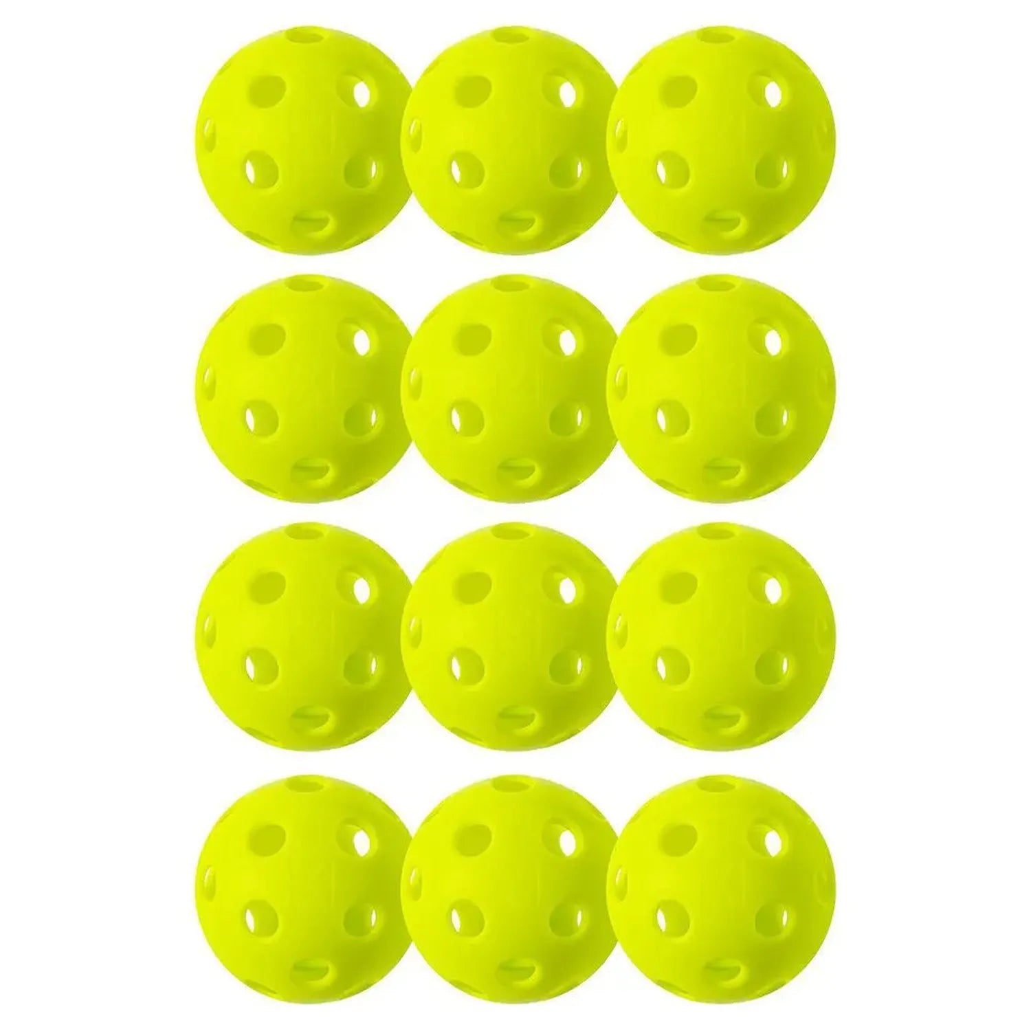 X-26 Indoor Pickleballs 12 Pack Lime Green-Balls-Franklin Sports-97821-DEFAULT-L-Tennis Express