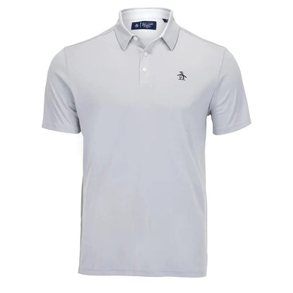 Men's The Oxford Eco Birdseye Tennis Polo-Apparel-Penguin-97881-118_BT_WHITE-L-Tennis Express