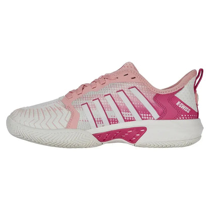 Women's Pickleball Supreme Shoes Cloud Dancer and Raspberry Sorbet