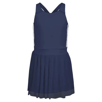 Girls' Game Time Tennis Dress-Apparel-Lucky In Love-97966-400_NAVY-L-Tennis Express