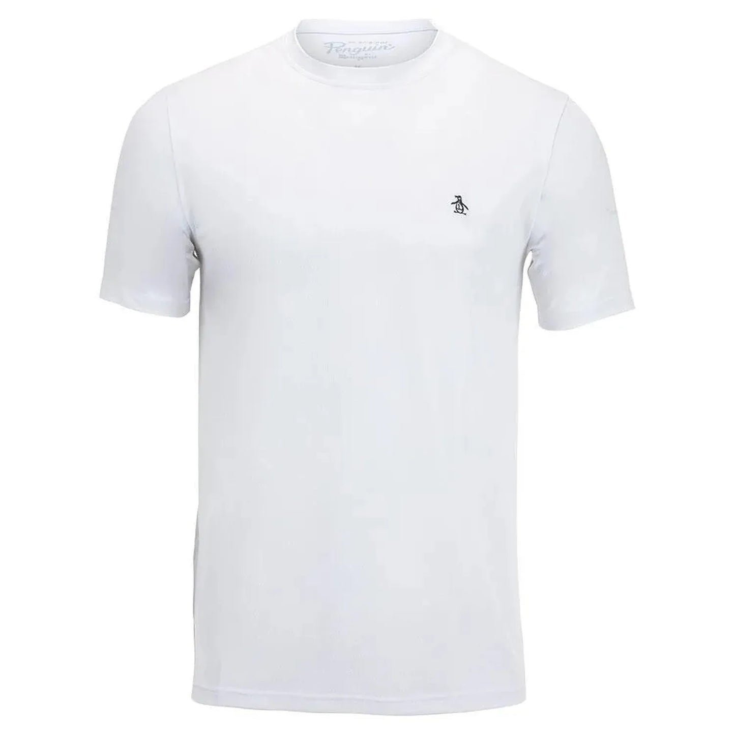 Men's Short Sleeve Tennis Tennis Crew-Apparel-Penguin-98242-118_BT_WHITE-L-Tennis Express