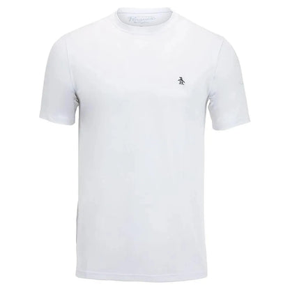 Men's Short Sleeve Tennis Tennis Crew-Apparel-Penguin-98242-118_BT_WHITE-L-Tennis Express