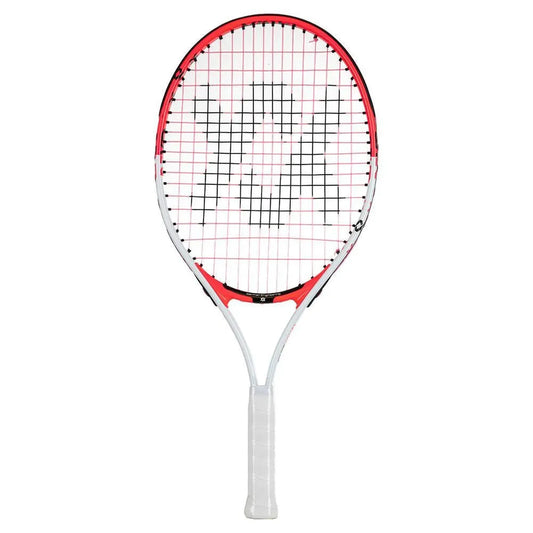 Juniors' Revolution 23 Prestrung Tennis Racquet White and Hot Pink-Racquets-Volkl-98436-DEFAULT-L-Tennis Express