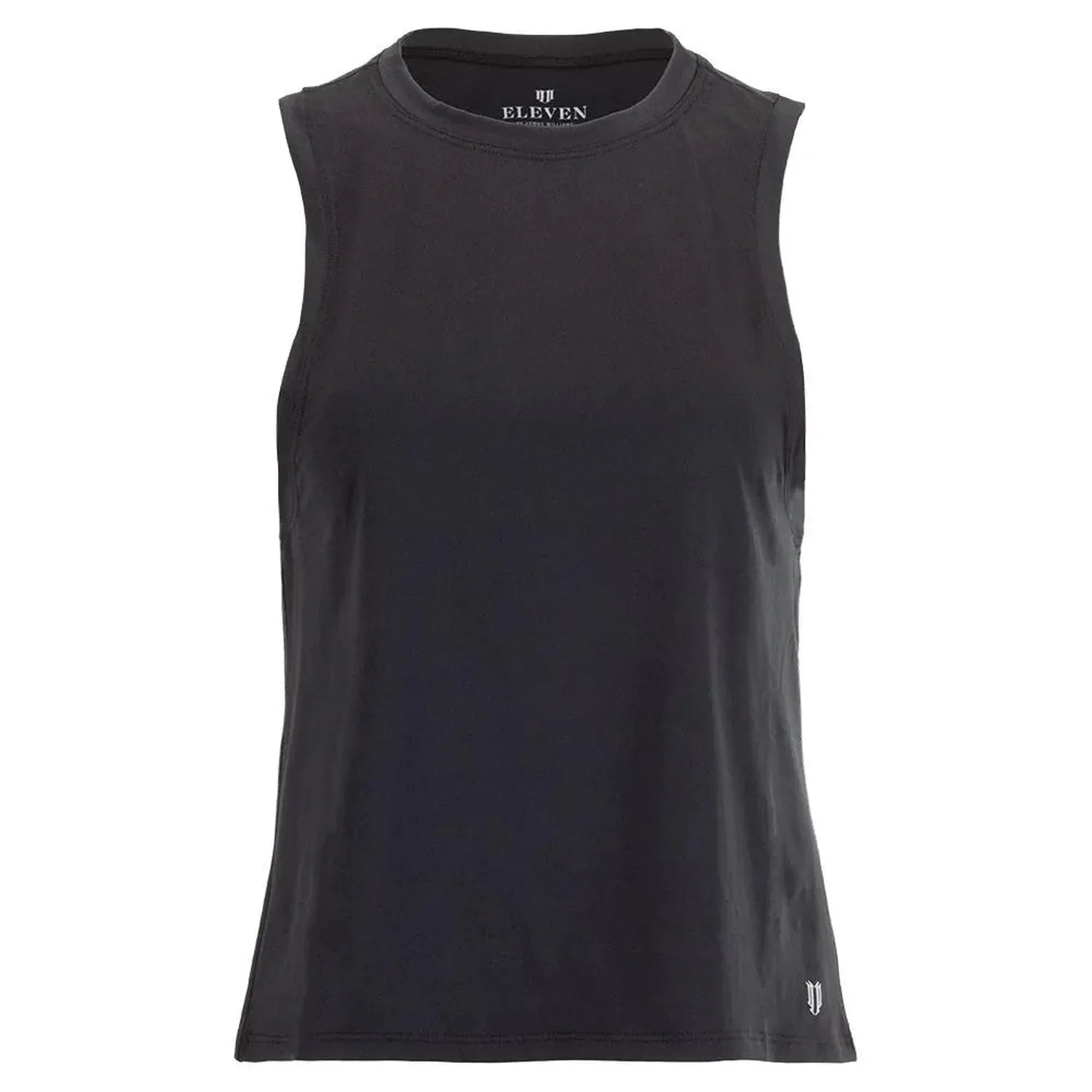 Women's Peace Maker Tennis Tank-Apparel-Eleven-98855-001_BLACK-L-2-[Sku]-Tennis Express