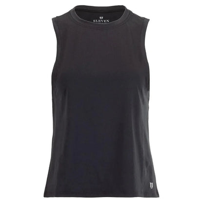 Women's Peace Maker Tennis Tank-Apparel-Eleven-98855-001_BLACK-L-2-[Sku]-Tennis Express