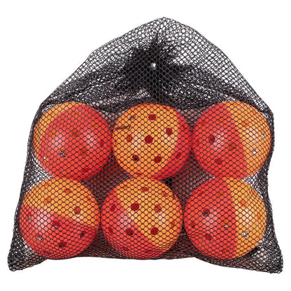 Outdoor Pickleball Training Balls Bag of 6 Red and Orange-Balls-Gamma-98856-DEFAULT-L-Tennis Express