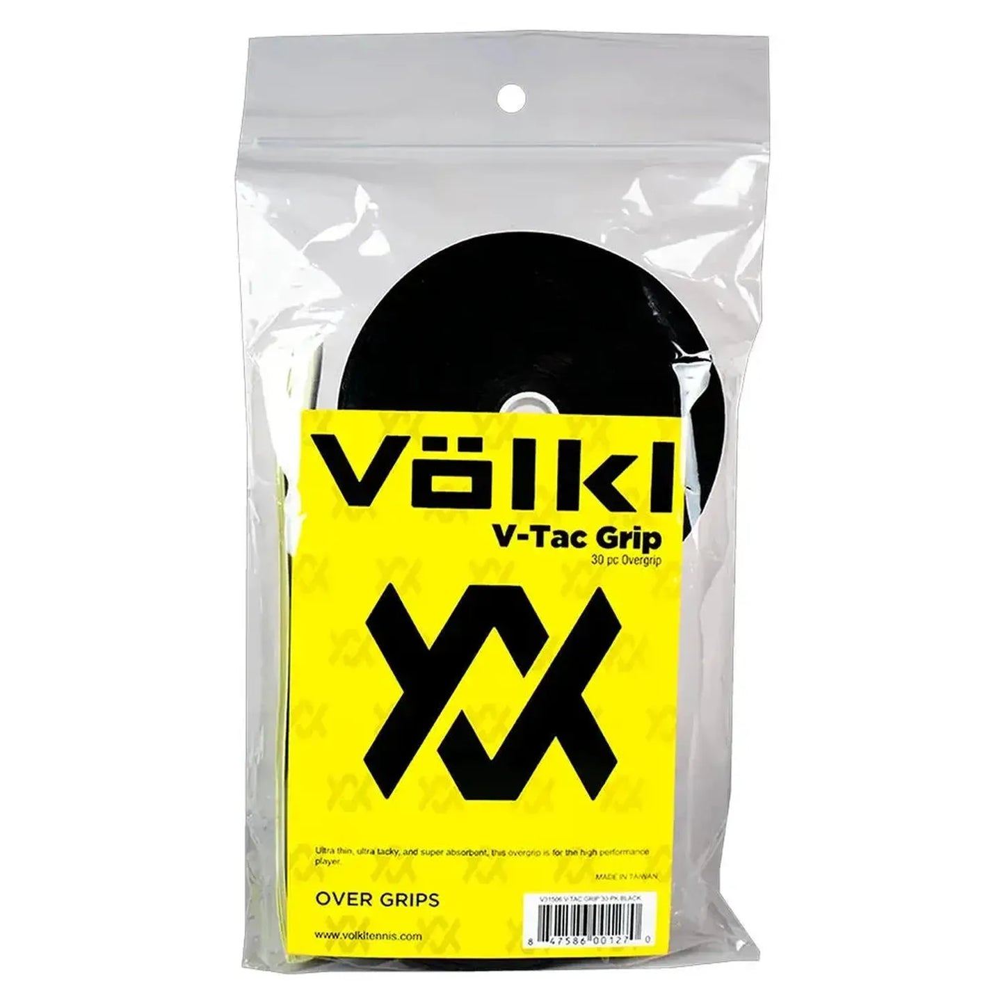 V-Tac 30 Pack Black Tennis Overgrip-Accessories-Volkl-99066-1-Tennis Express