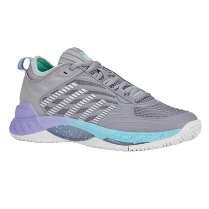 Women's Hypercourt Supreme 2 Tennis Shoes Lilac Gray and Nimbus Cloud