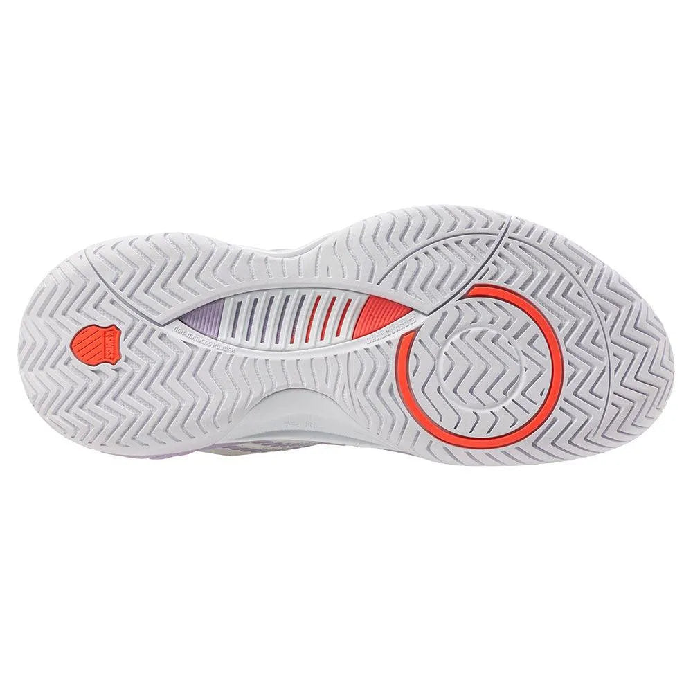 Women's Hypercourt Supreme 2 Tennis Shoes White and Orchid Petal
