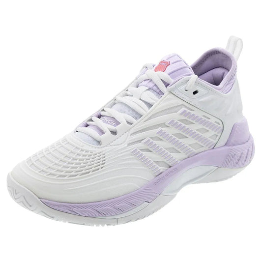 Women's Hypercourt Supreme 2 Tennis Shoes White and Orchid Petal-Footwear-K-Swiss-99071-182-M-Tennis Express