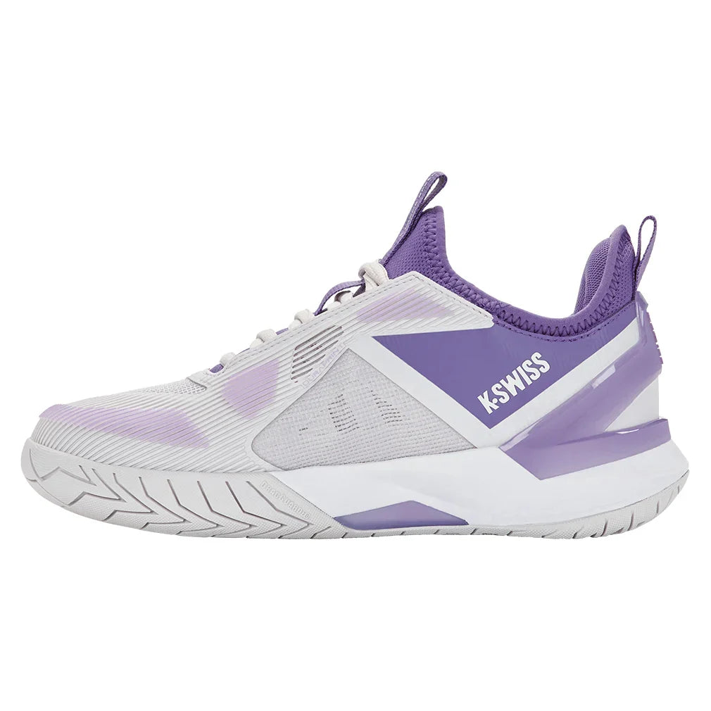 Women's K-Frame Speed Tennis Shoes Nimbus Cloud and White
