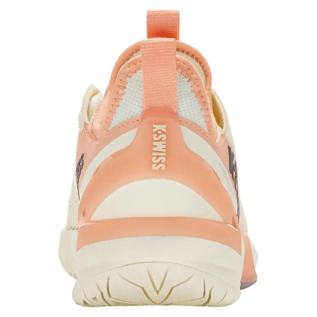 Women's K-Frame Speed Tennis Shoes Egret and Peach Parfait