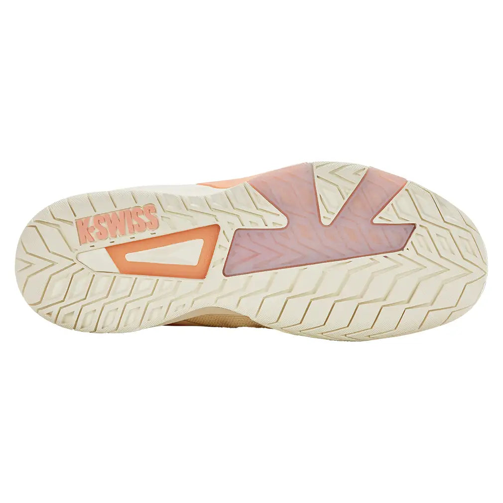 Women's K-Frame Speed Tennis Shoes Egret and Peach Parfait