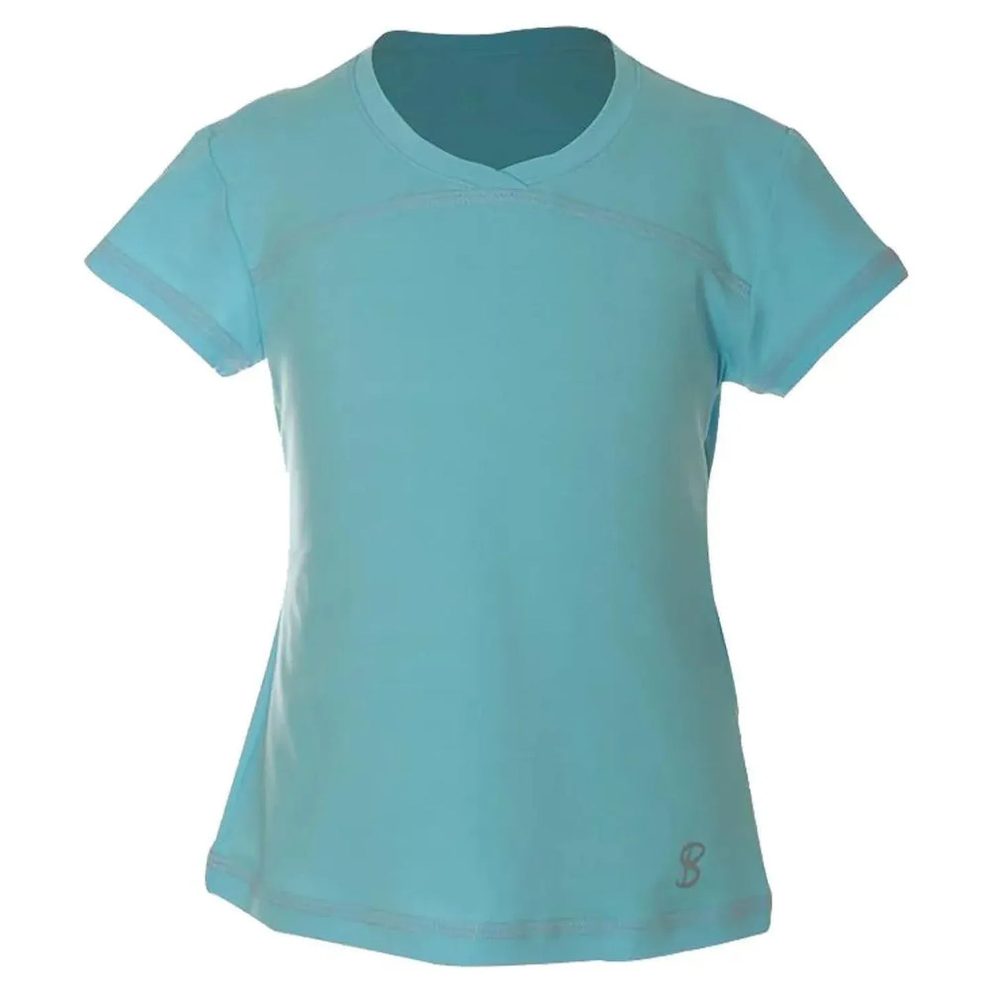 Girls' UV Colors Short Sleeve Tennis Top Babyboy-Apparel-Sofibella-99727-DEFAULT-L-Tennis Express