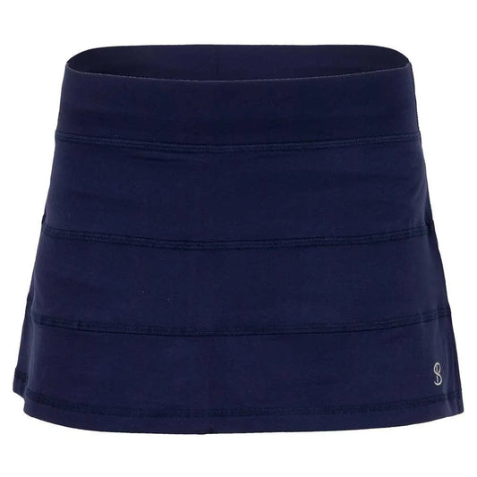 Women's UV Colors 13 Inch Tennis Skort Navy-Apparel-Sofibella-99734-DEFAULT-L-Tennis Express