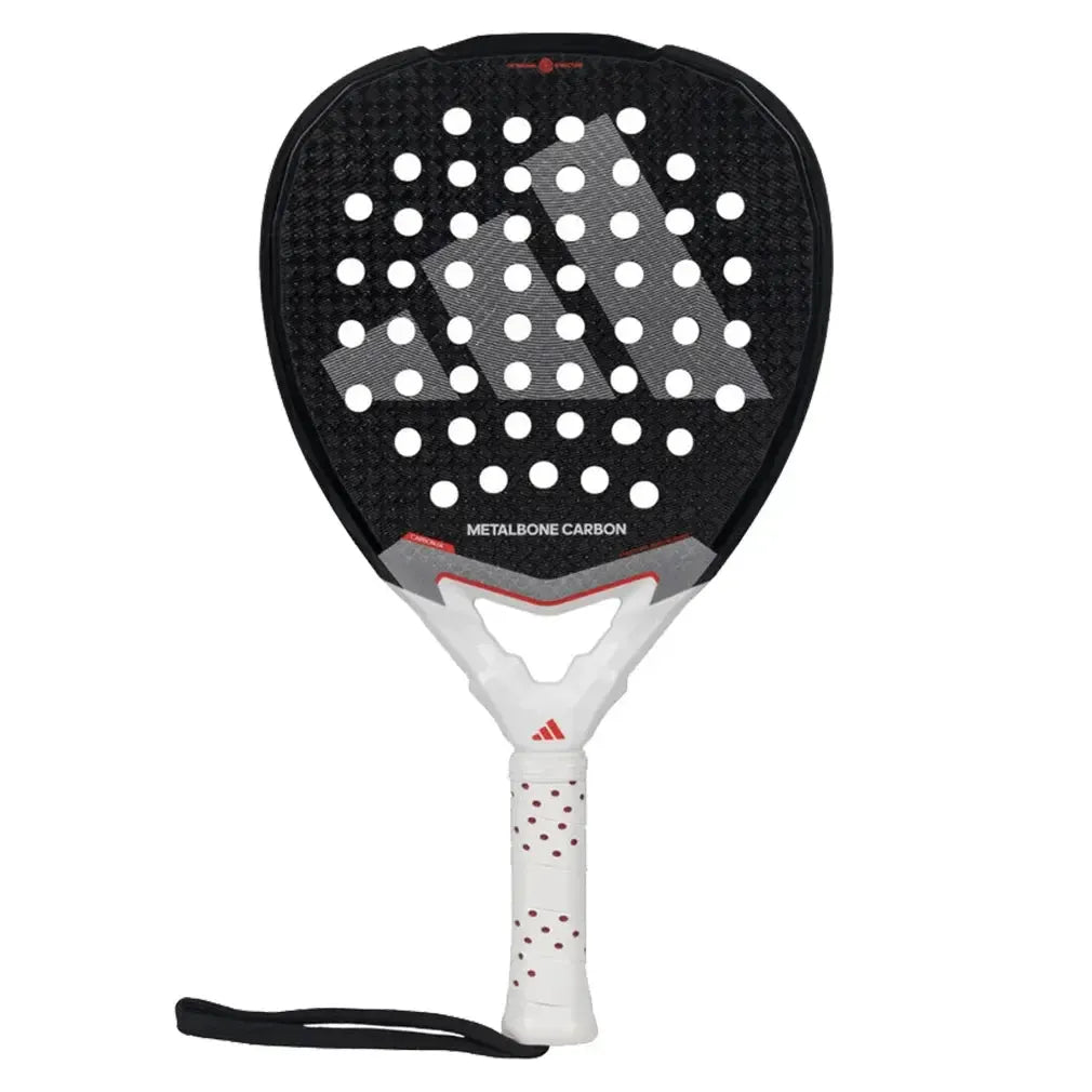 Metalbone Carbon 3.4 Padel Racquet Black and White