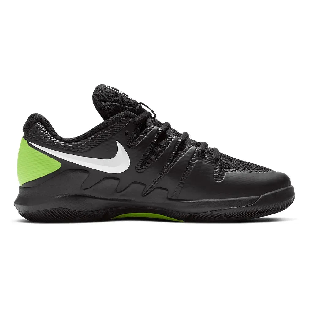 Juniors' Vapor X Tennis Shoes Black and White
