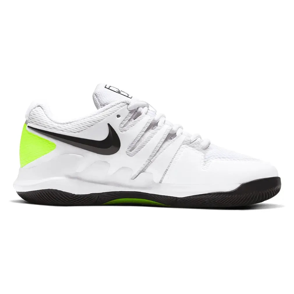 Juniors' Vapor X Tennis Shoes White and Black