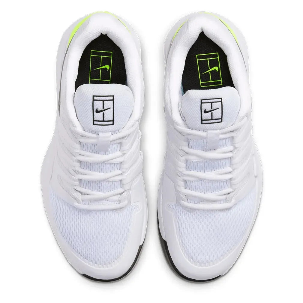Juniors' Vapor X Tennis Shoes White and Black