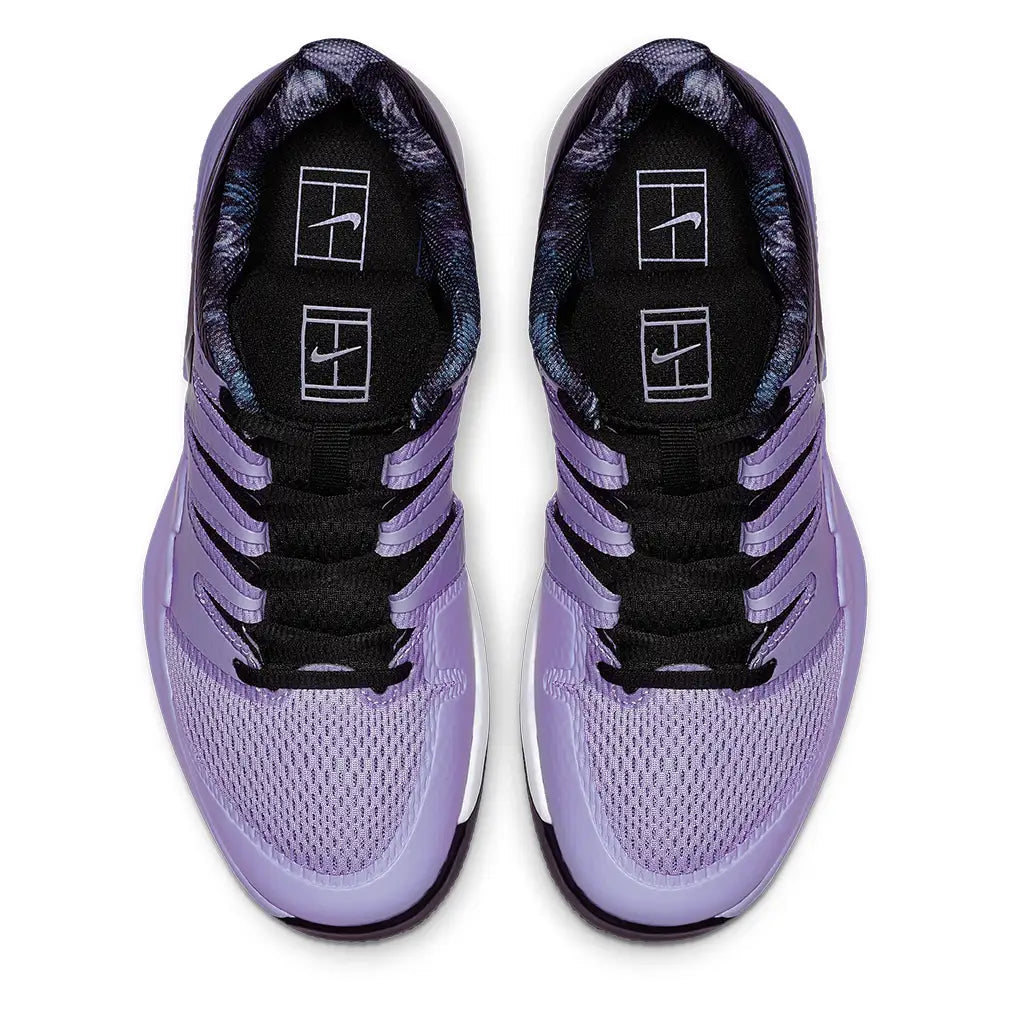 Juniors' Court Vapor X Tennis Shoes Purple Agate and Black