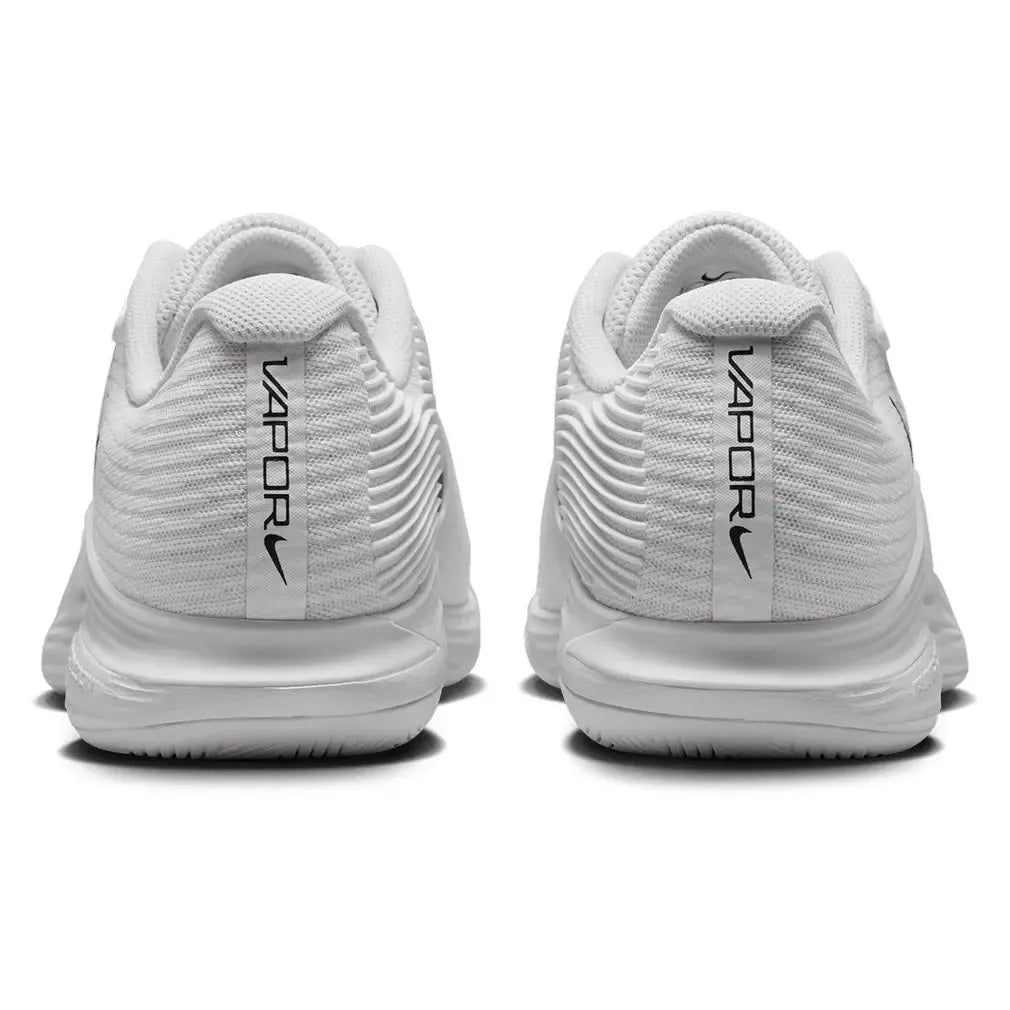 Women's Zoom Vapor 12 Tennis Shoes White and Black