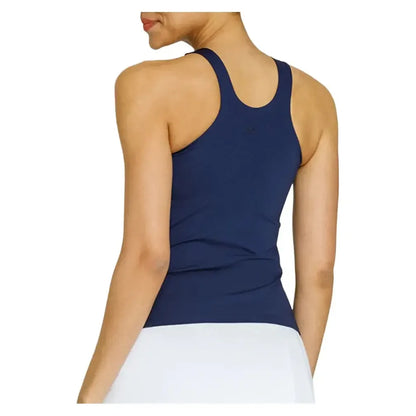 Women's Foundation Hi-Neck Tennis Tank Navy Blue