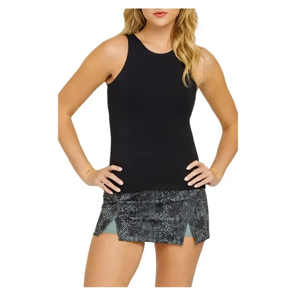 Women's Foundation Hi-Neck Tennis Tank Onyx