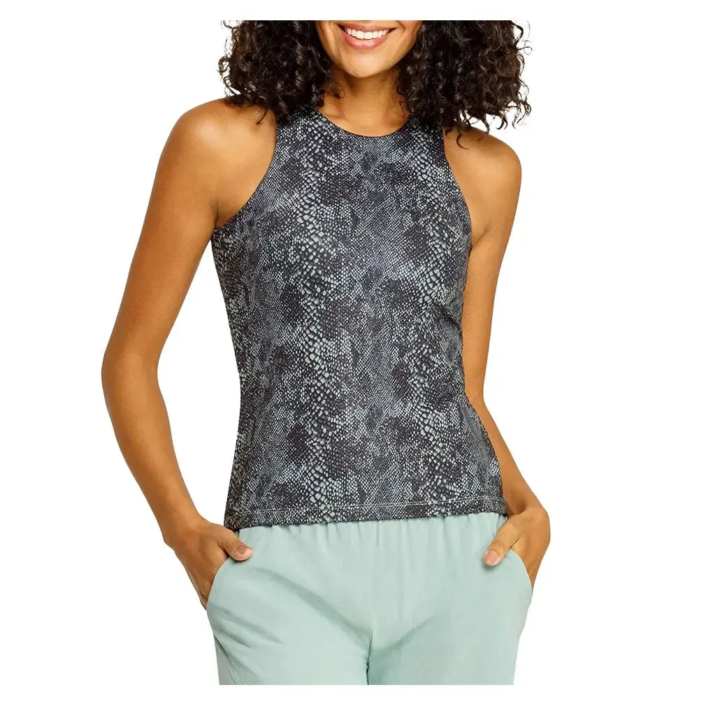 Women's Foundation Hi-Neck Tennis Tank Snakeskin-Apparel-Tail-AX3171-V668S25-3-Tennis Express