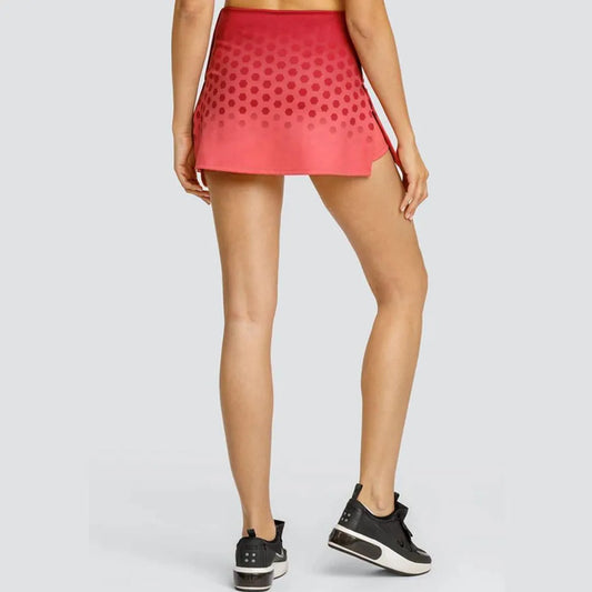 Women's Capri 13.5 Inch Tennis Skort Hex Ombre