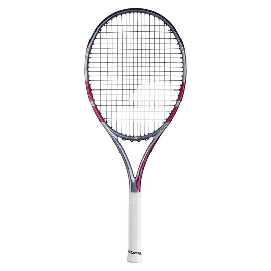 Boost Aero Pink Tennis Racquet White Pink and Grey