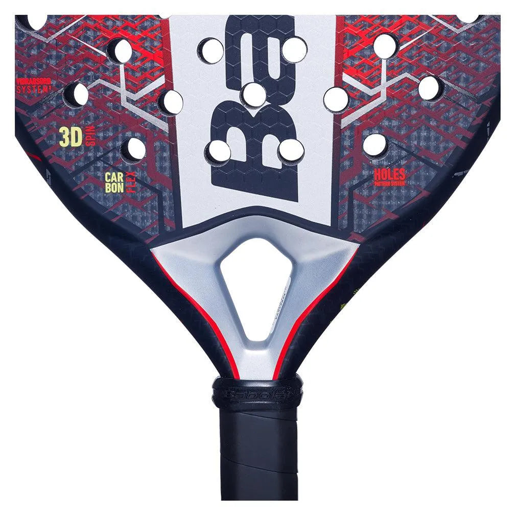 Technical Veron 2.5 Padel Racquet Black and Red