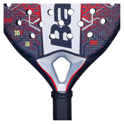 Technical Veron 2.5 Padel Racquet Black and Red