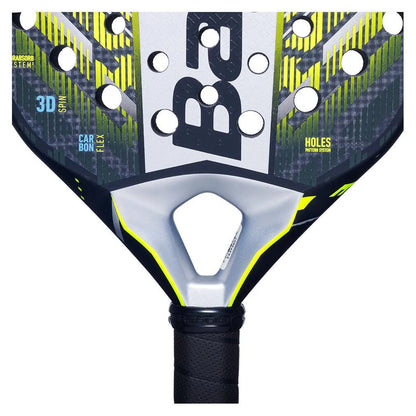 Counter Veron 2.5 Padel Racquet Black and Yellow