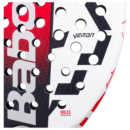 Technical Veron Juan Lebron 2025 Padel Racquet White and Red